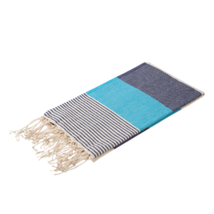 LEVENT Turkish Towel 100% Cotton - FLORA - Navy No.13