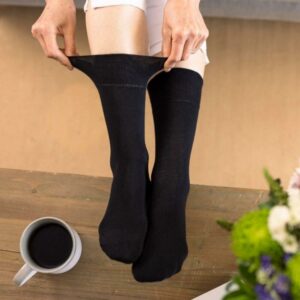 Heat Holders® - Men SLEEP Socks - Black Stripe