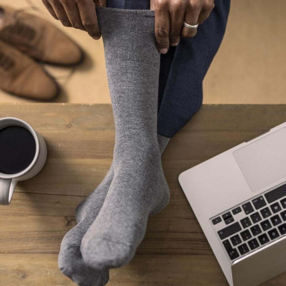 IOMI - Diabetic Socks BLACK/NAVY/GREY 39-45 - Image 3