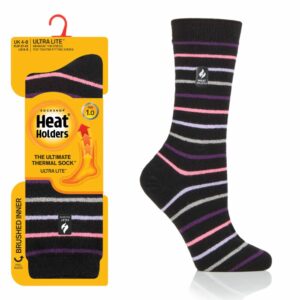 Heat Holders® - Ladies Ultra Lite Socks 1.0tog Riga - Black