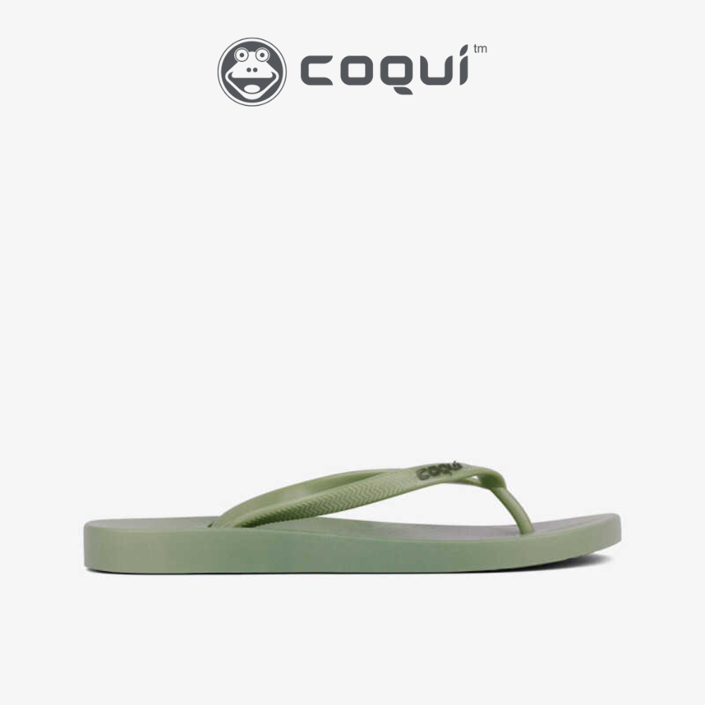 Coqui - KAJA Ladies Flip Flop LINDEN / ARMY GREEN - Image 5