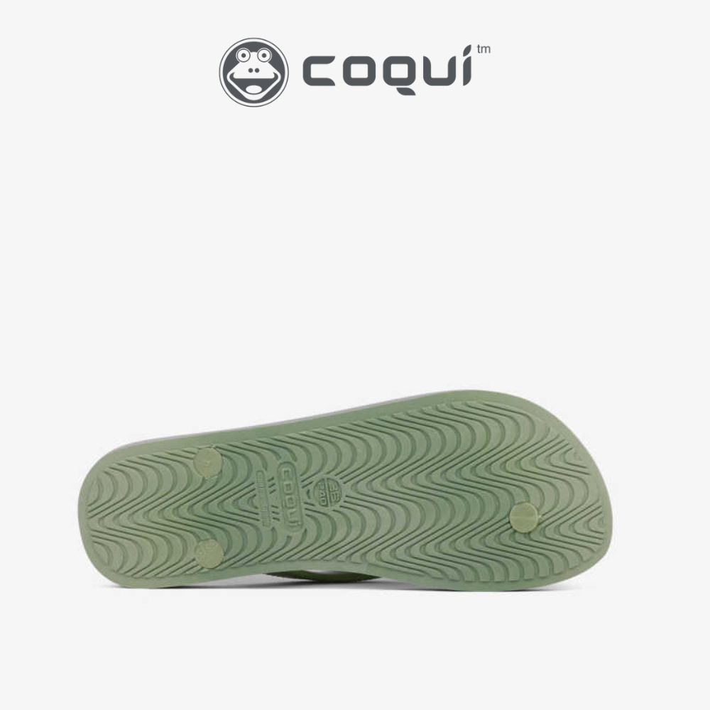 Coqui - KAJA Ladies Flip Flop LINDEN / ARMY GREEN - Image 3