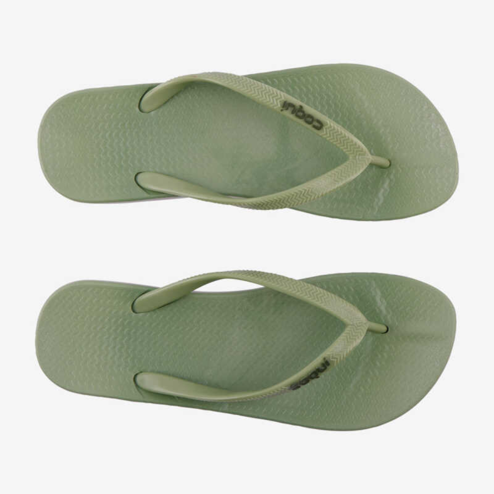 Coqui - KAJA Ladies Flip Flop LINDEN / ARMY GREEN - Image 2