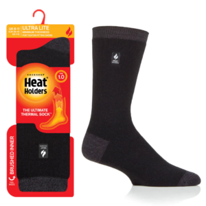 Heat Holders® - Men Ultra Lite Socks 1.0Tog BUDAPEST - T&H Black