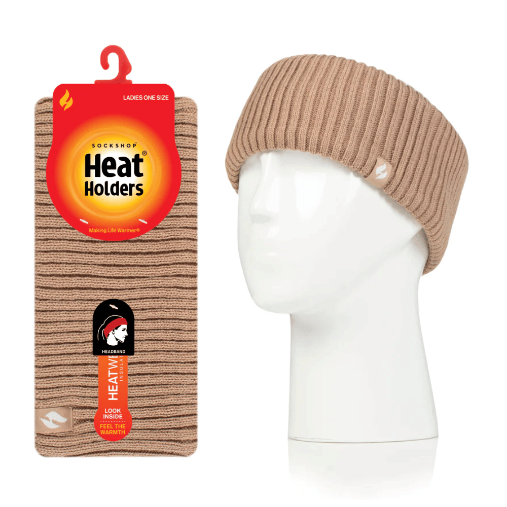 Heat Holders® - Ladies PADOVA Ribbed Headband - One Size - BEIGE - Image 2