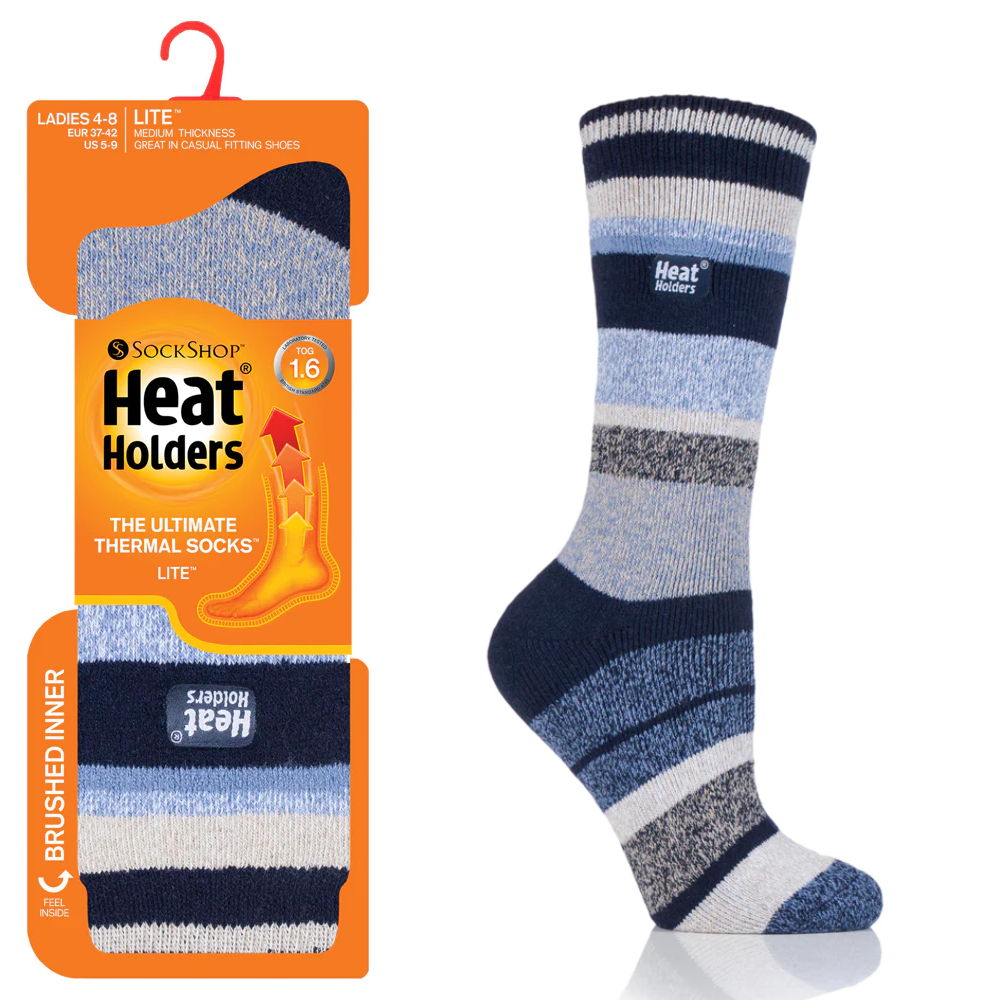 Chaussettes Chaudes Heat Holders Pour Femme - Paire - Tog 1.6 - Haute Jusqu'au Genou - Fil Thermique Brossé - Lavable Machine