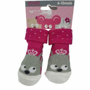 1pr Baby Socks - Animal Themed 6-12m