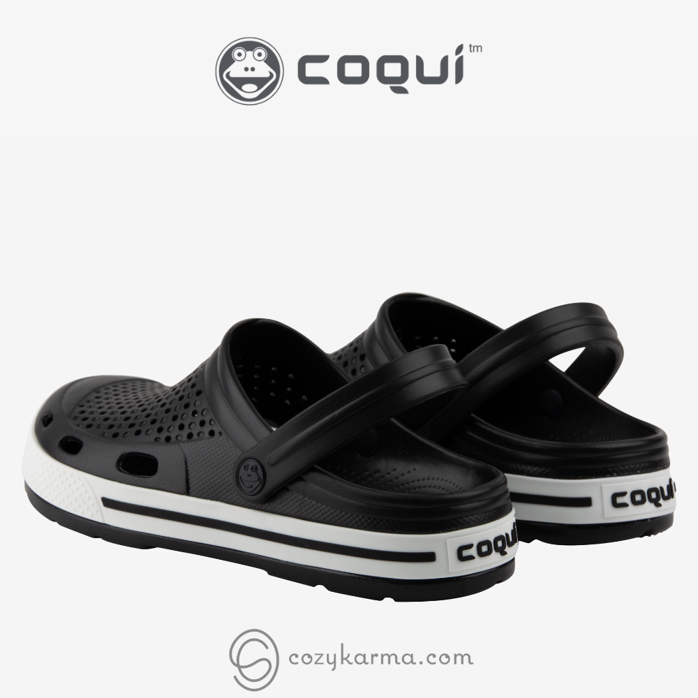 Coqui - LINDO Men Clogs BLACK/WHITE - Image 2